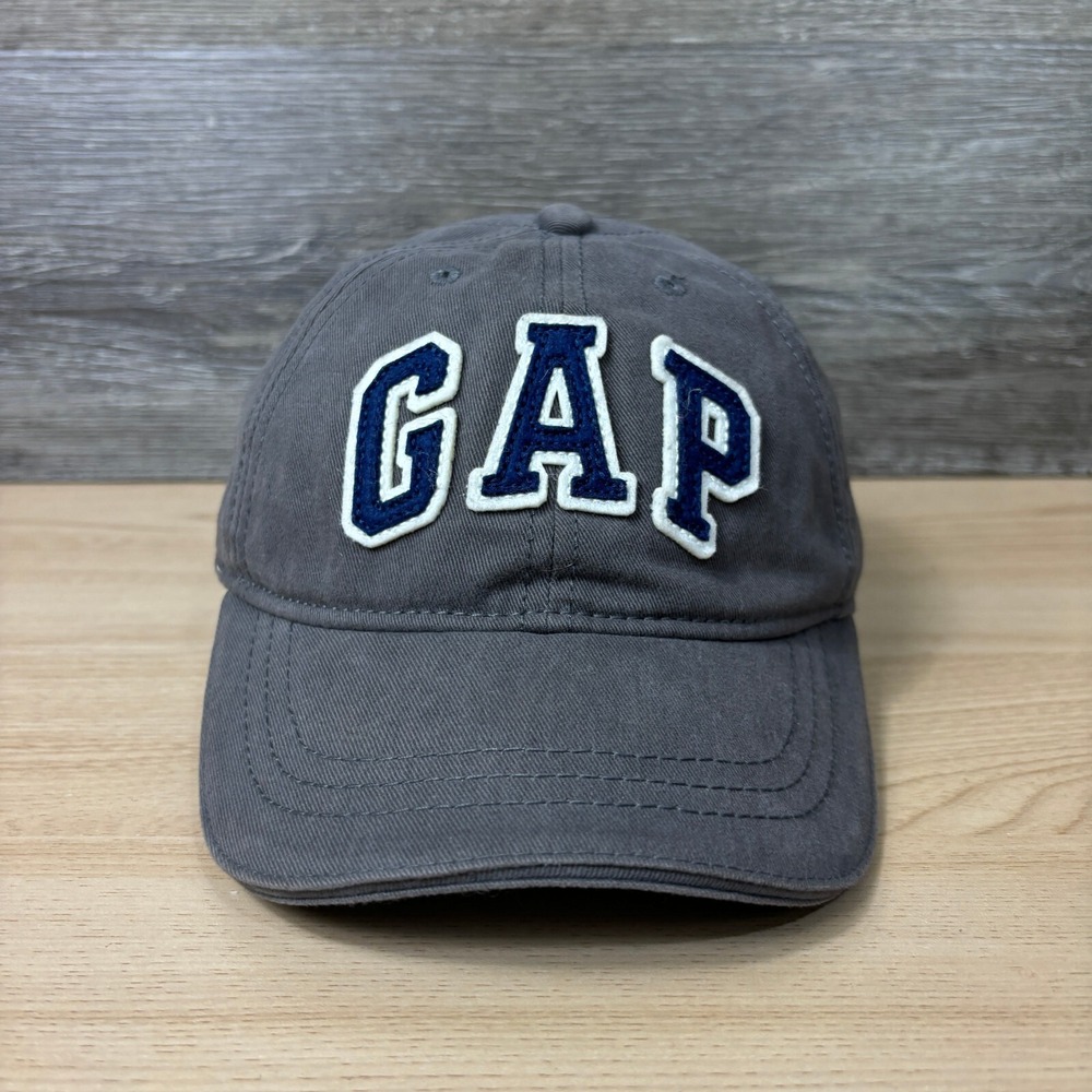 Gap‎ Hat Cap Baby Gray Blue Vintage Arc Logo Kids Boys